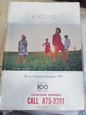 Vintage Eaton's Spring & Summer Catalogue 1969
